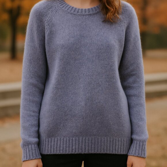 GAP Purple Heather Knit Sweater XL – Soft Alpaca Blend - Picture 1 of 12